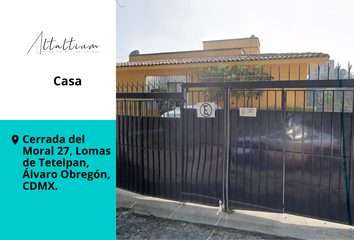 Casa en  Cerrada Del Moral No. 27, Tetelpan, Ciudad De México, Cdmx, México