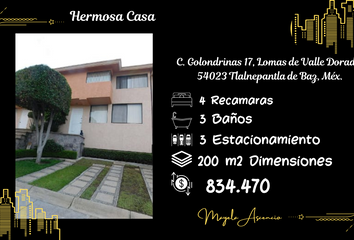 Casa en  C. Golondrinas 17, Lomas De Valle Dorado, 54023 Tlalnepantla De Baz, Estado De México, México