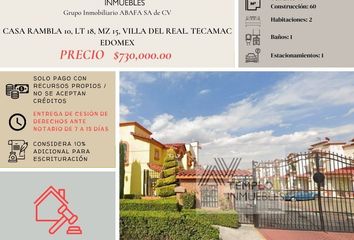 Casa en  Paseo Villa Del Real, Villa Del Real, Ojo De Agua, Edomex, México