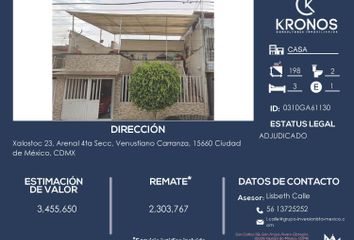 Casa en  Xalostoc 23, Arenal 4ta Secc, 15660 Ciudad De México, Cdmx, México