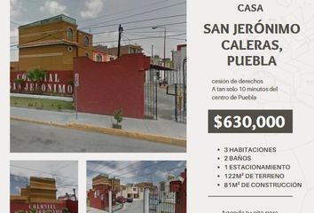 Casa en fraccionamiento en  Limalama Defensa Personal Urbana, Camino Real A San Jerónimo, El Riego Norte, Heróica Puebla De Zaragoza, Puebla, 72100, Mex