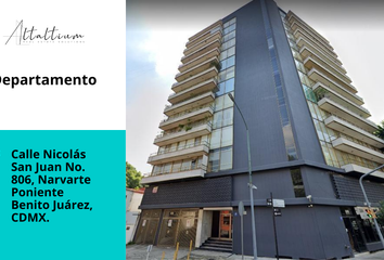 Departamento en  Nicolás San Juan 806, Narvarte Poniente, Ciudad De México, Cdmx, México