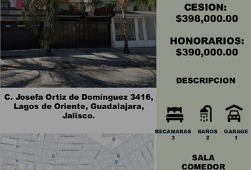 Casa en  Calle Josefa Ortiz De Domínguez 3416, Lagos De Oriente, Guadalajara, Jalisco, México