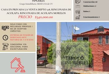 Casa en  La Venta, Rinconada De Acolapa, Unidad Habitacional Rinconada Acolapa, Morelos, México