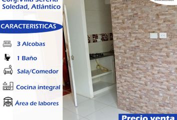 Apartamento en  Conjunto Villa Serena, Calle 18, Soledad, Atlántico, Colombia