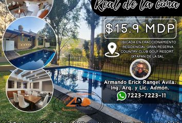 Casa en fraccionamiento en  Gran Reserva Golf Resort & Country Club, Boulevard Arturo San Roman Pontente, Barrio De San Gaspar, Ixtapan De La Sal, Estado De México, México