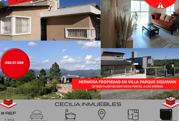 Casa en  Villa Parque Síquiman, Provincia De Córdoba, Argentina