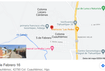 Casa en  5 De Febrero 16, Cuauhtémoc, Hidalgo, México