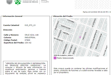 Casa en  Av. Cruz Azul 148, Industrial, 07800 Ciudad De México, Cdmx, México