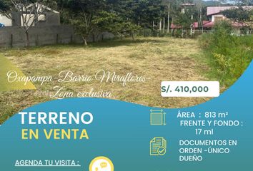 Terreno en  Oxapampa Distrito, Oxapampa