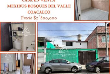 Casa en fraccionamiento en  Bosques Del Valle, Coacalco De Berriozábal