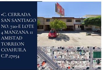 Casa en fraccionamiento en  Cerrada San Santiago, Amistad, Torreón, Coahuila De Zaragoza, México