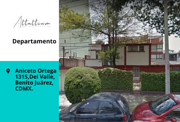 Departamento en  Aniceto Ortega 1315, Del Valle Sur, Ciudad De México, Cdmx, México