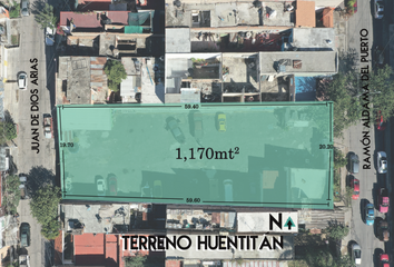 Lote de Terreno en  Ramón Isaac Alcaraz 1242, Huentitán El Alto, Guadalajara, Jalisco, México