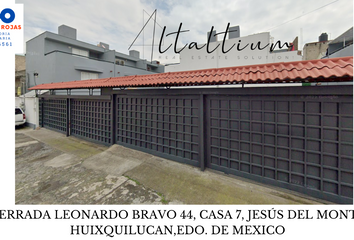 Casa en condominio en  Leonardo Bravo 44, Mz 009, Jesus Del Monte, Estado De México, México