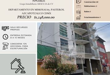 Departamento en  Mimosas 87-depto 206, Pasteros, Azcapotzalco, Cdmx, México